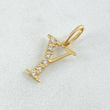 Pendant Letter Y Silhouette 0.65gr / 1.8cm / 18K Gold ©
