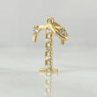 Dije Letra T Silueta 0.7gr / 1.8cm / Oro 18K ©