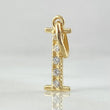 Pendant Letter I Silhouette 0.6gr / 1.8cm / 18K Gold ©