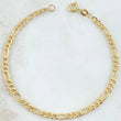 Figaro Bracelet 2.2gr / 7.5in / +1 18K Gold ©