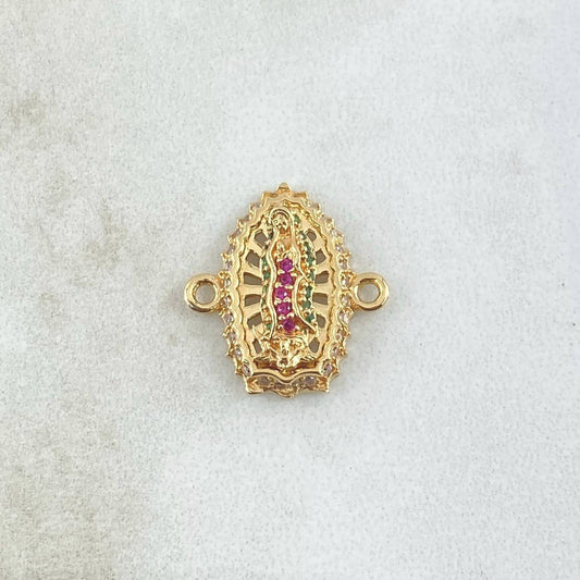 Herraje Virgen Guadalupe 2.6gr / 3/4 in / Oro Amarillo 18K ©