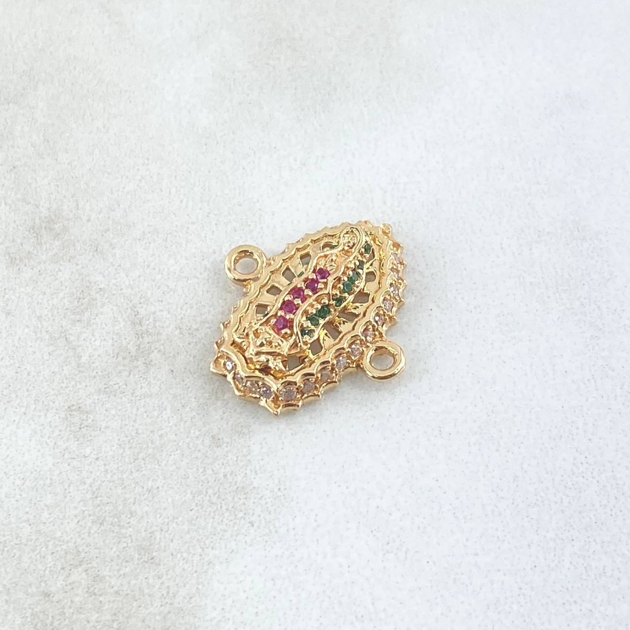 Herraje Virgen Guadalupe 2.6gr / 3/4 in / Oro Amarillo 18K ©
