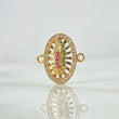 Herraje Virgen Guadalupe 2.4gr / 3/4 in / Oro Amarillo 18K *