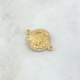 Herraje Virgen Del Carmen 2.25gr / 2cm / Oro Amarillo 18K