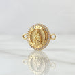 Herraje Virgen Del Carmen 2.3gr / 2cm / Oro Amarillo 18K
