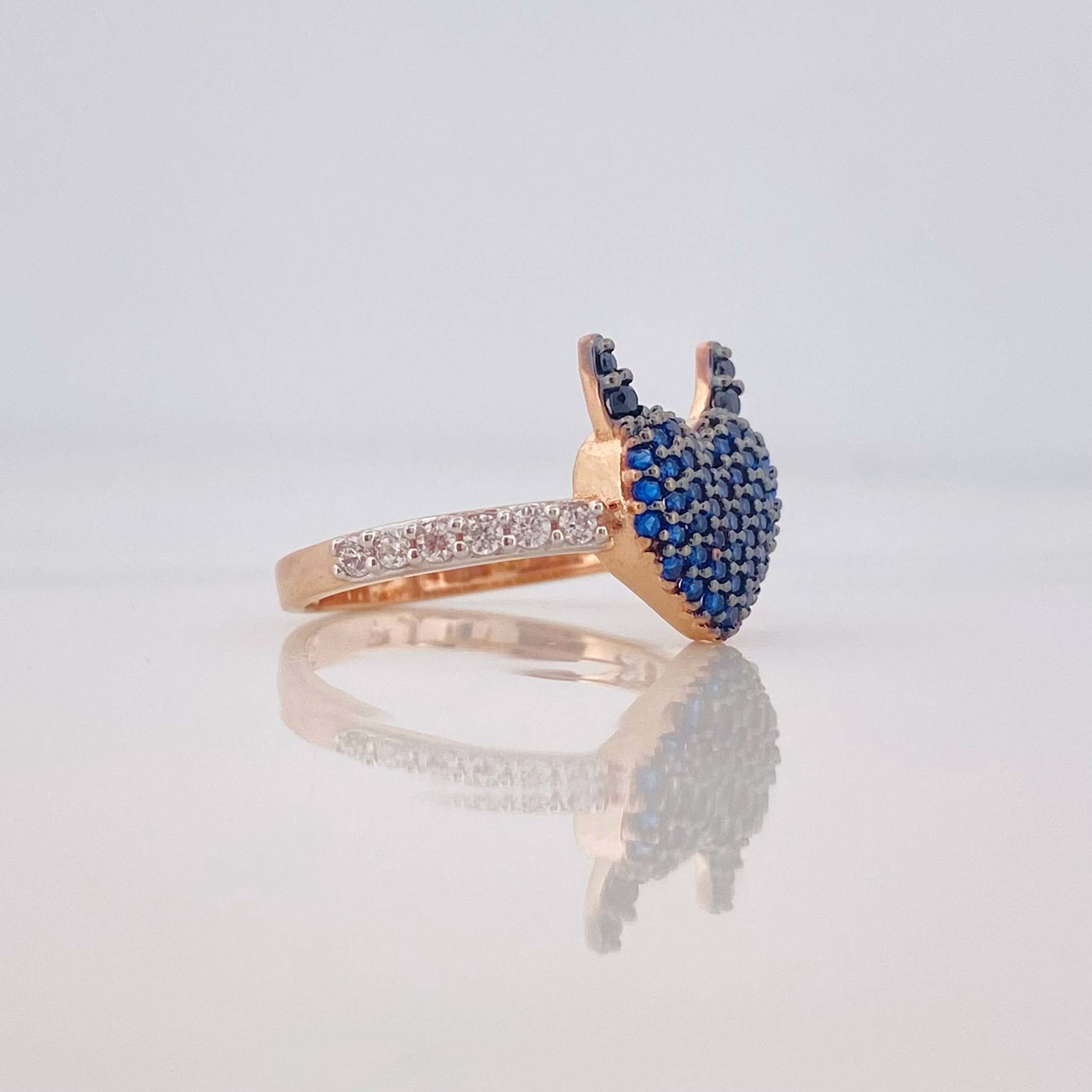 Anillo Devil 2.6g / T5 3/4 Tres Oros 18K