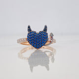 Anillo Devil 2.6g / T5 3/4 Tres Oros 18K