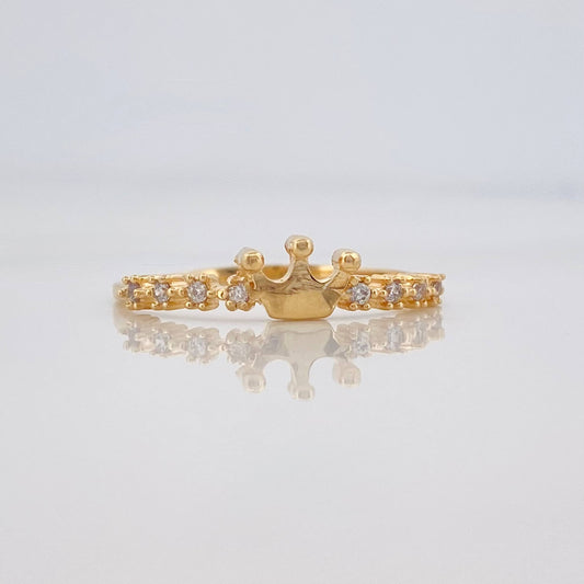 Tiara Crown Ring 1.5g / T7 1/4 Yellow Gold 18K