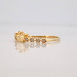 Anillo Tiara Corona 1.5g / T8 Oro Amarillo 18K