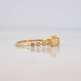 Anillo Tiara Corona 1.5g / T8 Oro Amarillo 18K