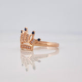 Anillo Corona 2.2g / T6 1/2 Oro Rosa 18K