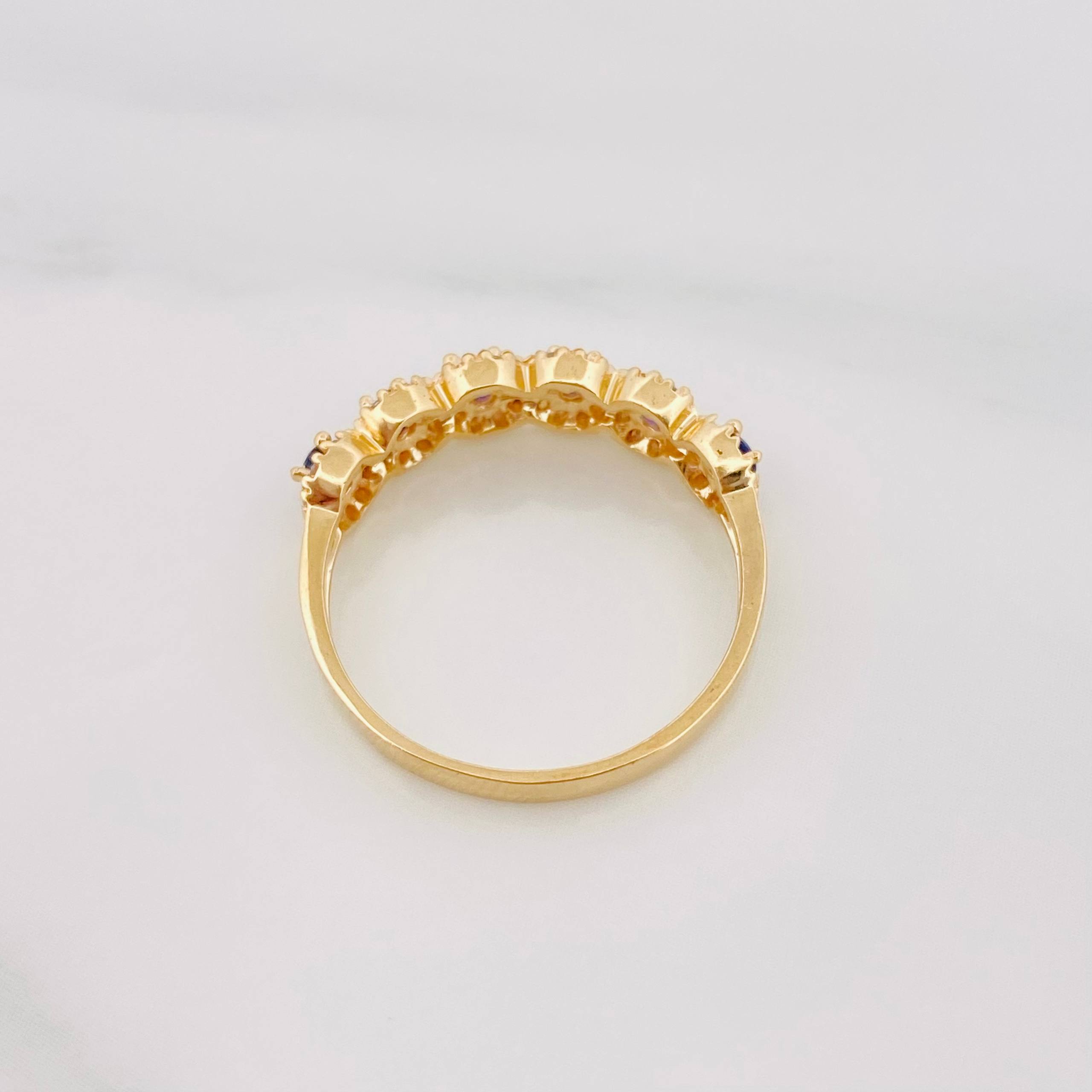 Anillo Tupido 2.4g / T6 3/4 Oro Amarillo 18K