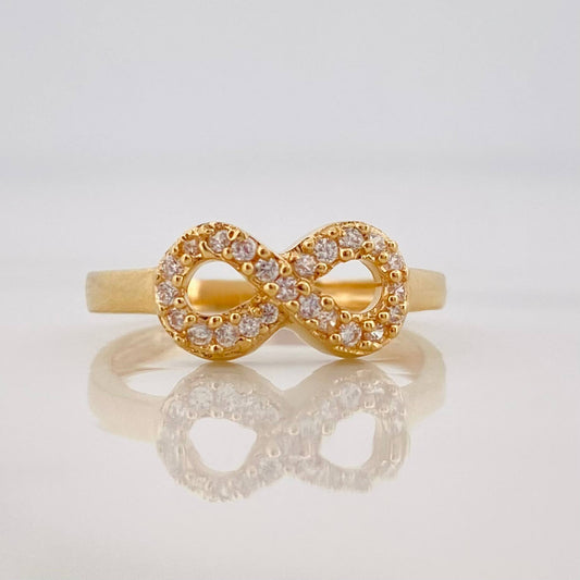 Infinity Ring 2.2g / T6 1/2 Yellow Gold 18K