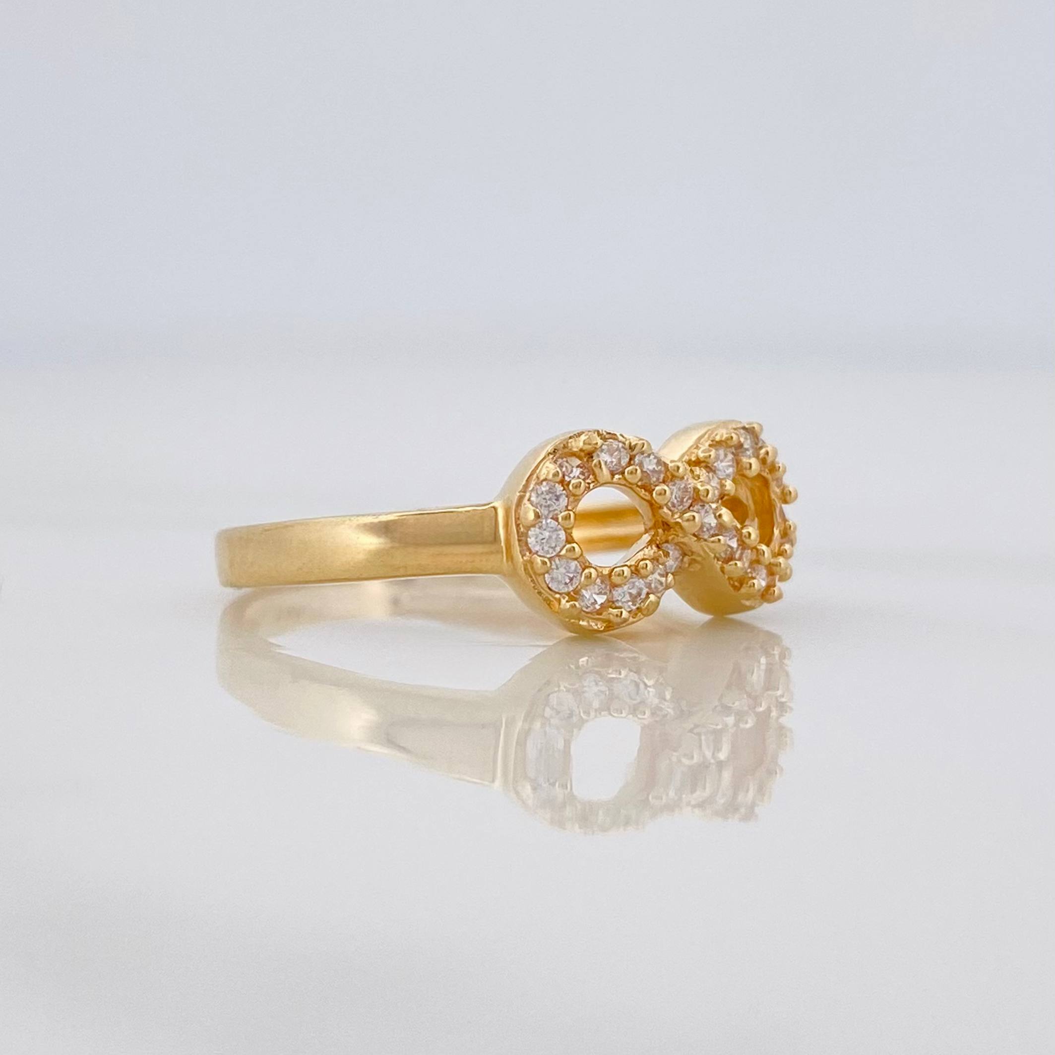 Anillo Infinito 2.2g / T6 1/2 Oro Amarillo 18K