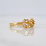 Anillo Infinito 2.2g / T6 1/2 Oro Amarillo 18K