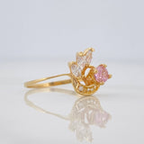 Anillo Sirena 1.9g / T8 1/4 Oro Amarillo 18K