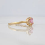 Anillo Flor 1.85g / T7 1/4 Oro Amarillo 18K