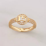 Anillo Sello 15s 2.5g / T7 Oro Amarillo 18K
