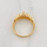 Anillo Corona 3.85g / T7 Oro Amarillo 18K