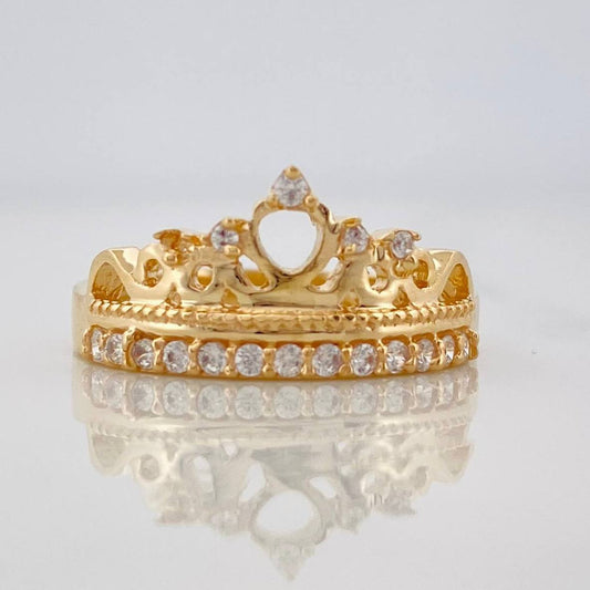 Crown Ring 3.85g / T7 Yellow Gold 18K