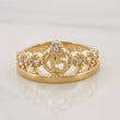 Anillo Tiara 15s 3.45g / T6 1/4 Oro Amarillo 18K
