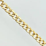 Cadena Cubana 6.55gr / 19 3/4in / 4.2mm Oro Amarillo +1 18K ©