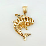 Pendant Shark 13.2gr / 2 in / Yellow Gold 18K ©