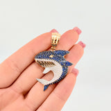 Pendant Shark 13.2gr / 2 in / Yellow Gold 18K ©