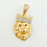 Dije Leon Coronado 10gr / 1 1/2 in / Oro Amarillo 18K ©