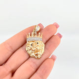 Dije Leon Coronado 10gr / 1 1/2 in / Oro Amarillo 18K ©