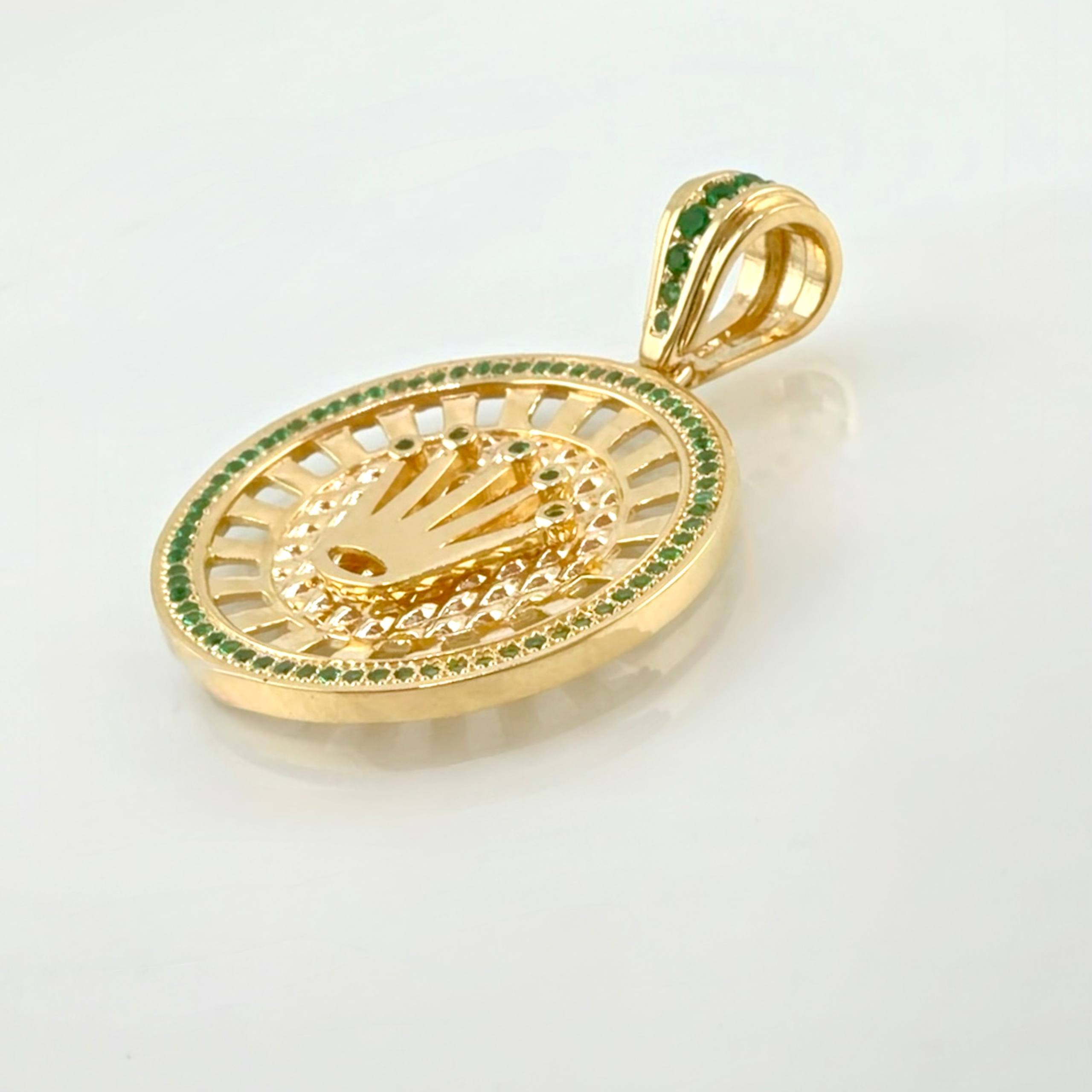 Pendant Crown 9.7gr / 1 1/2 in / Yellow Gold 18K ©