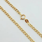 Cuban Links 2.5 g / 20 1/4 in / 2.4 mm Yellow Gold 18K