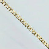 Cadena Cubana 2.95 g / 24 1/4 in / 2.4 mm Oro Amarillo 18K