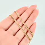 Cuban Links 2.5 g / 20 1/4 in / 2.4 mm Yellow Gold 18K