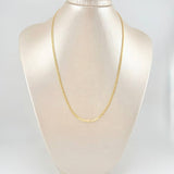 Cadena Cubana 2.5 g / 51.3 cm / 2.46 mm Oro Amarillo 18K