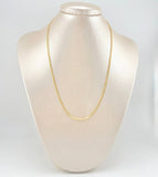 Cadena Cubana 3.4g / 50cm / 2.3mm Oro Amarillo 18K
