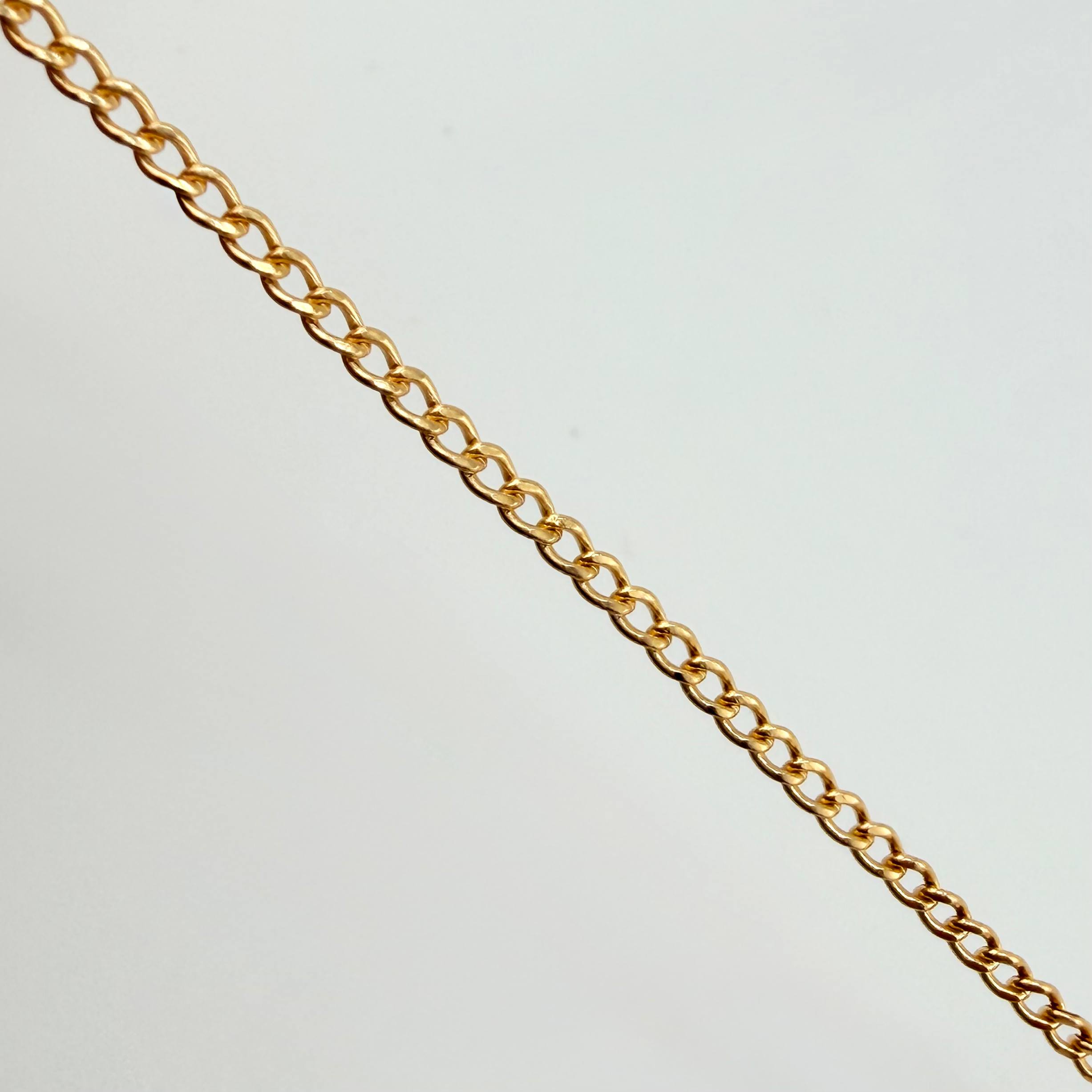 Cadena Mini Cubana 1.65g / 51cm / 1.75mm Oro Amarillo 18K