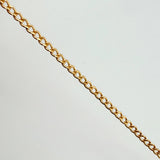 Cadena Mini Cubana 1.65g / 51cm / 1.75mm Oro Amarillo 18K