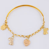 Pulso Charms 5.75gr / 19cm / Tres Oros 18K ©