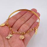 Pulso Charms 5.75gr / 19cm / Tres Oros 18K ©