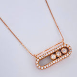 Cadena MSK 4.65gr / 18 in / Oro Rosa +3 18K &