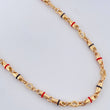 Cadena Rustica Corazones 21.2gr / 18 1/2 in / Oro Amarillo 18K &