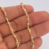 Cadena Dubai 35gr / 23 1/2 in / Oro Amarillo 18K &