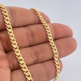 Cadena Cubana Infinito 19.55gr / 24 in / Oro Amarillo +4 18K &