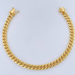 Pulso Cubana 6.2gr / 8 1/4 in / Oro Amarillo +1 14K Italy &