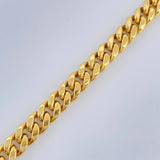 Pulso Cubano 6.55gr / 8 1/2 in / Oro Amarillo +1 14K Italy $