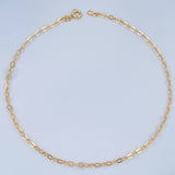 Tobillera Aro Seguido 2.2gr / 11 in / Oro Amarillo +3 18K $