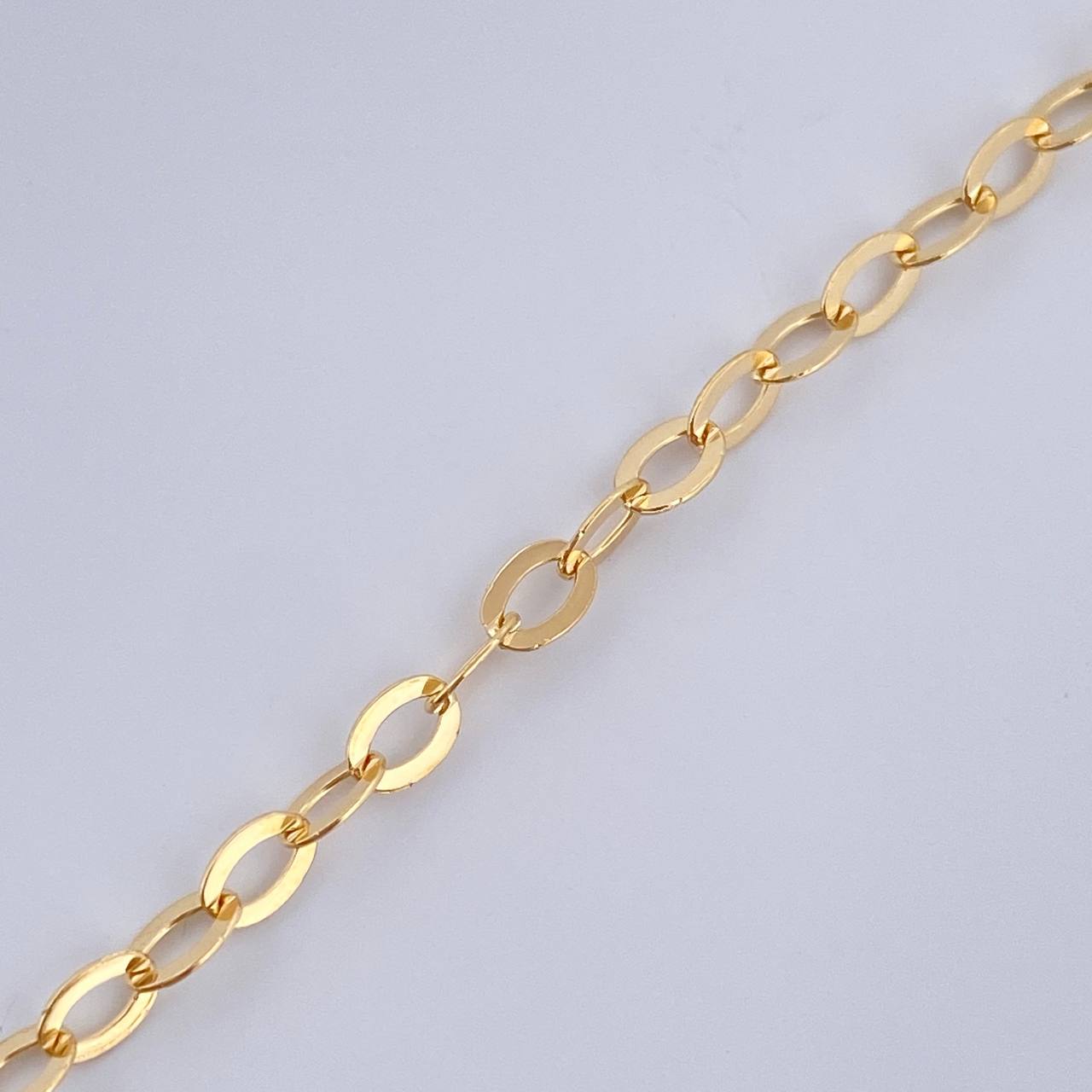 Tobillera Aro Seguido 2.2gr / 11 in / Oro Amarillo +3 18K $