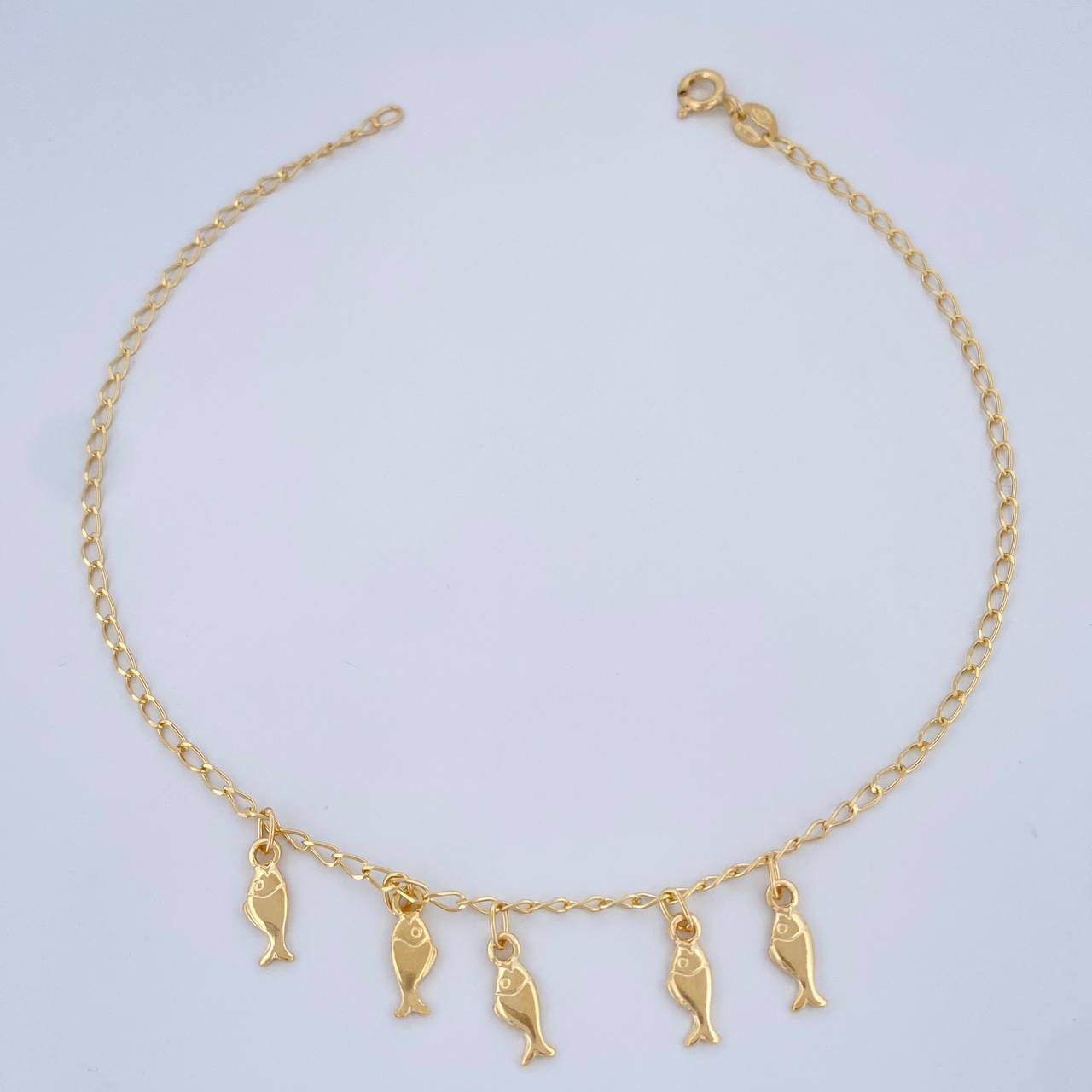 Espiga Anklet 3.2gr / 9 1/4 in / 18K Gold +3 $