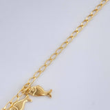 Espiga Anklet 3.2gr / 9 1/4 in / 18K Gold +3 $